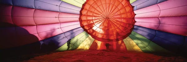 Colorado: Close-up of a hot air balloon, Snowmass Village, Colorado, USA by Panoramic Images