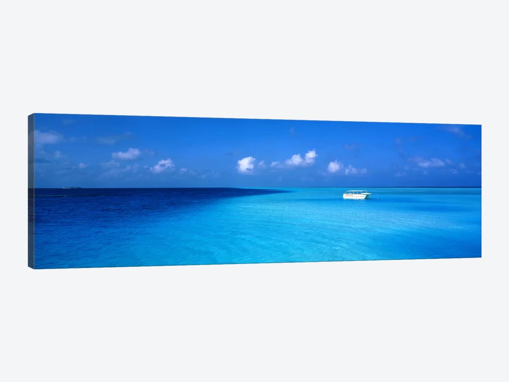 Beach Scene The Maldives by Panoramic Images 1-piece Canvas Print