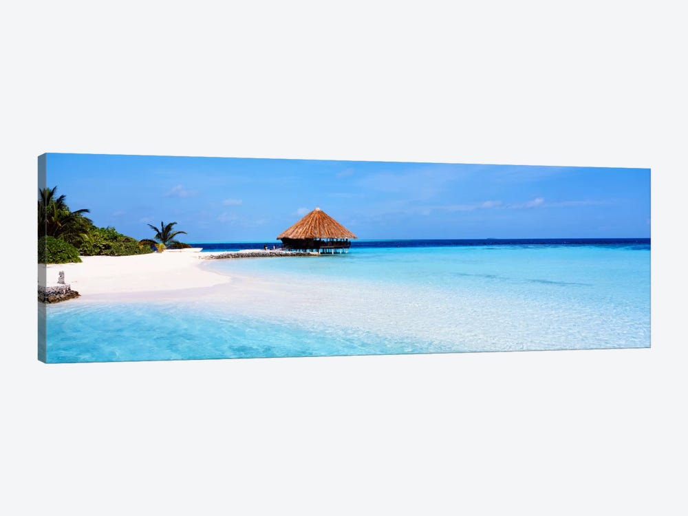 Beach Scene The Maldives by Panoramic Images 1-piece Canvas Print