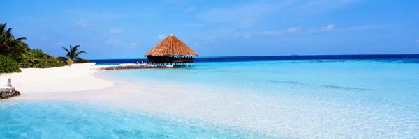 Asia: Beach Scene The Maldives Ver. II by Panoramic Images