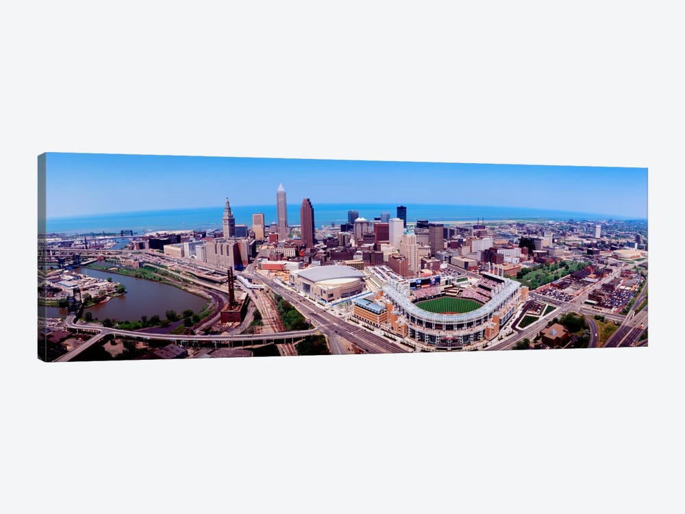 Aerial View Of Jacobs Field, Cleveland, Ohio, USA by Panoramic Images 1-piece Art Print