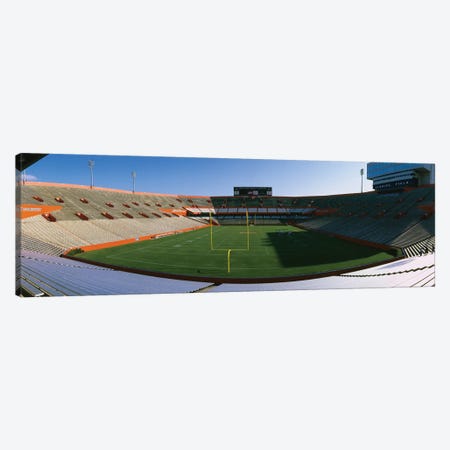High angle view of players in a football field, Ben Hill Griffin Stadium, University Of Florida, Gainesville, Florida, USA Canvas Print #PIM12004} by Panoramic Images Canvas Artwork