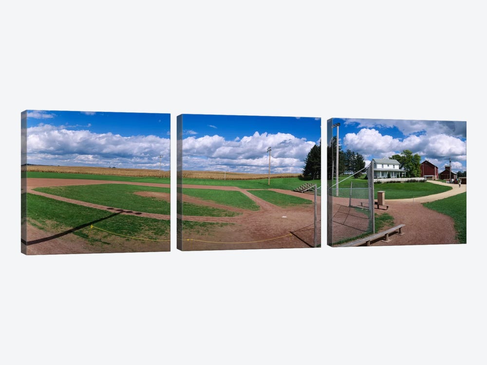 Field Of Dreams, Dyersville, Dubuque County, Iowa, USA by Panoramic Images 3-piece Art Print