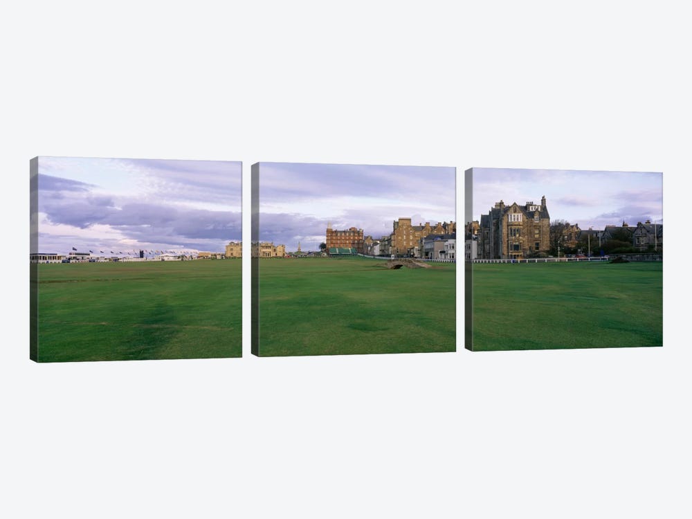 Swilken Bridge, Old Course, Royal And Ancient Golf Club Of St. Andrews, Fife, Scotland, United Kingdom by Panoramic Images 3-piece Canvas Wall Art