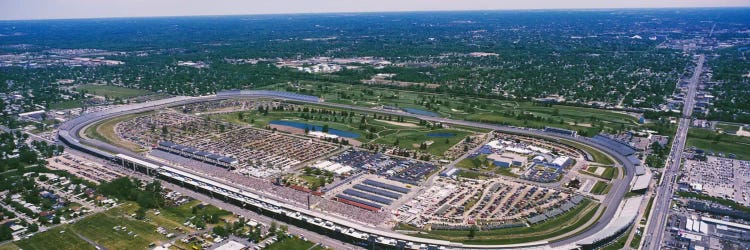 Aerial View, Indianapolis Motor Speedway (The Brickyard), Marion County, Indiana, USA