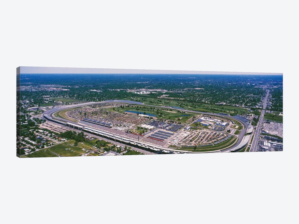 Aerial View, Indianapolis Motor Speedway (The Brickyard), Marion County, Indiana, USA by Panoramic Images 1-piece Canvas Art Print