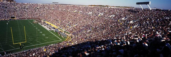 Football: Notre Dame Stadium USA by Panoramic Images