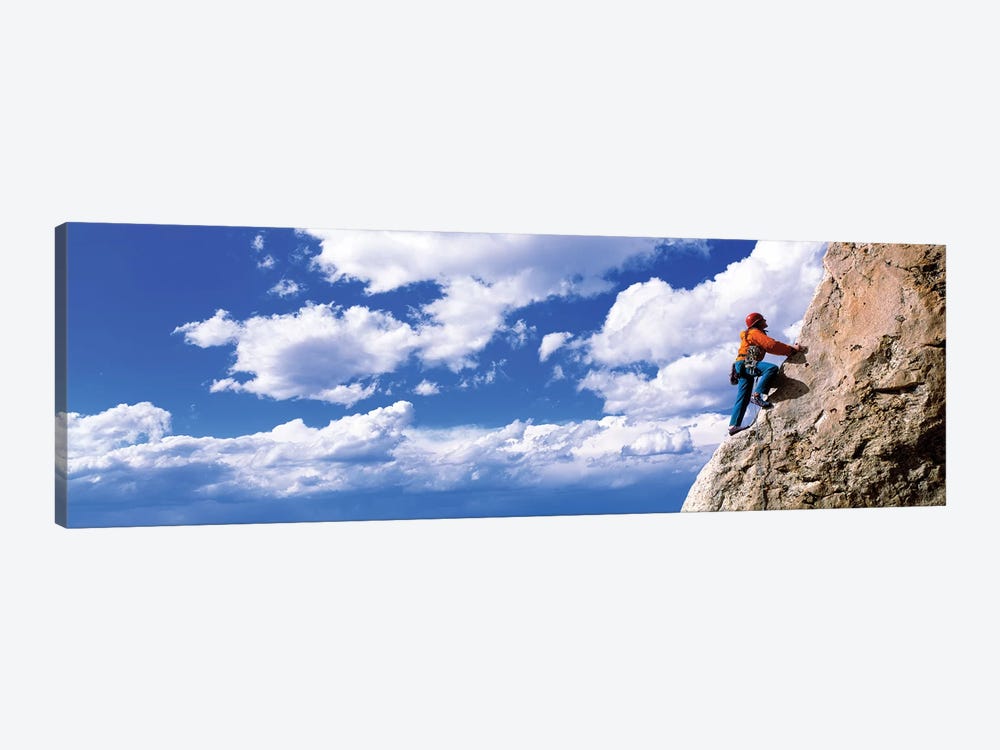 Rock Climbing Grand Teton National Park WY by Panoramic Images 1-piece Art Print