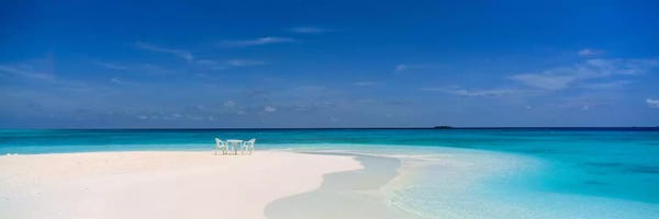 Purple: Beach Scene The Maldives by Panoramic Images