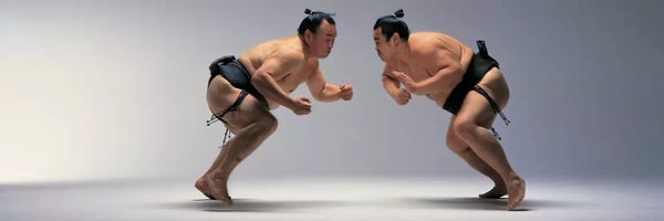 Wrestling: Sumo Wrestlers Japan by Panoramic Images