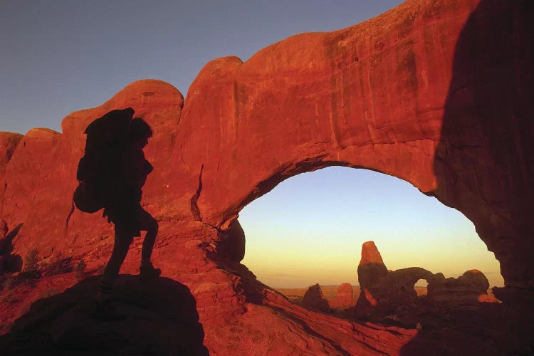 Mountaineering Arches National Park UT USA