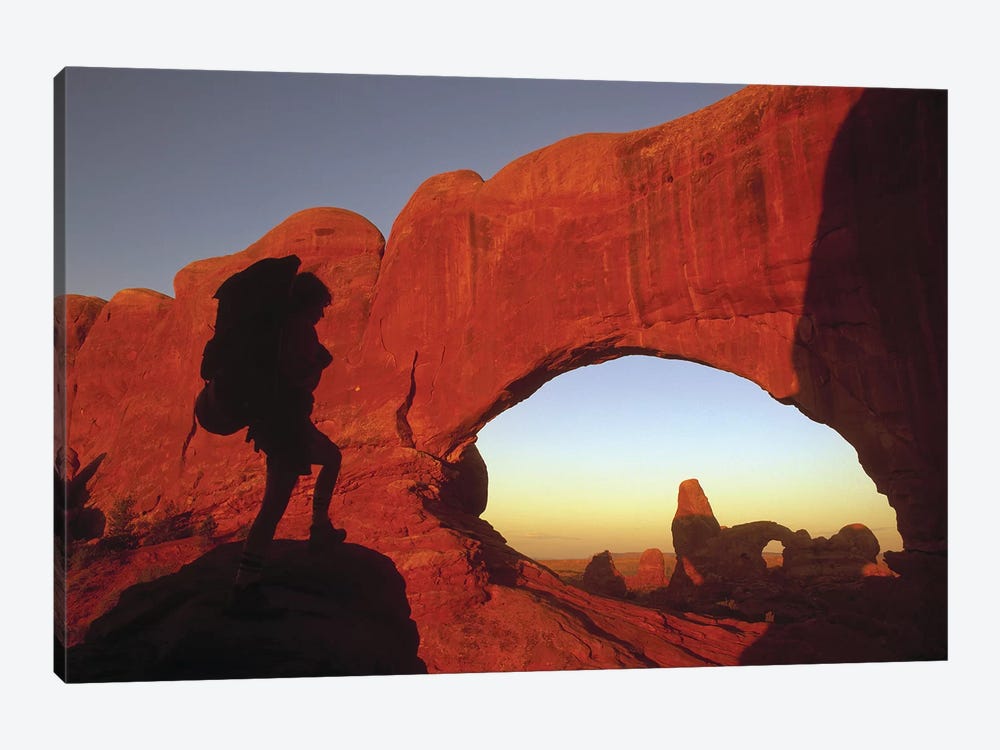 Mountaineering Arches National Park UT USA by Panoramic Images 1-piece Canvas Print