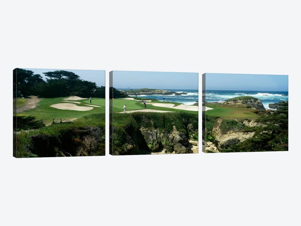 15th Hole II, Cypress Point Golf Course, Pebble Beach, California, USA by Panoramic Images 3-piece Art Print