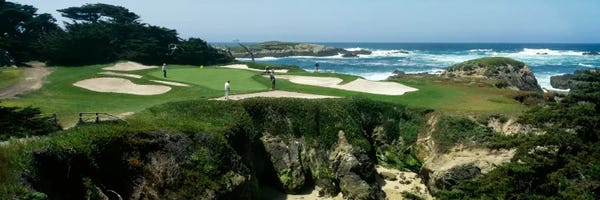 Golf: 15th Hole II, Cypress Point Golf Course, Pebble Beach, California, USA by Panoramic Images