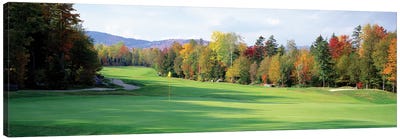 New England Golf Course New England USA Canvas Art Print - Golf Art