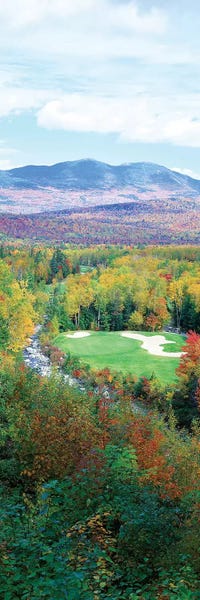 Golf: High Angle view of New England Golf Course New England USA 6 by Panoramic Images