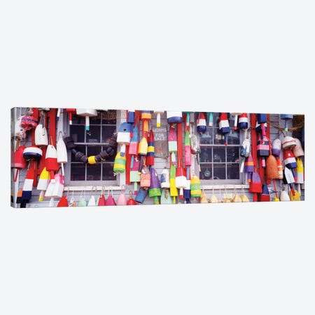 Storefront, Newcastle, Maine, USA Canvas Print #PIM12126} by Panoramic Images Canvas Print