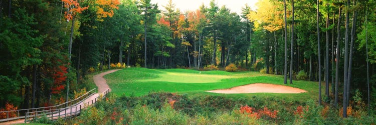 Secluded Hole On An Autumn Day, New England, USA