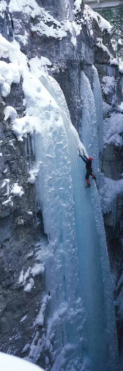 Ice Climber Marble Canyon Kootenay National Park British Columbia Canada by Panoramic Images wall art