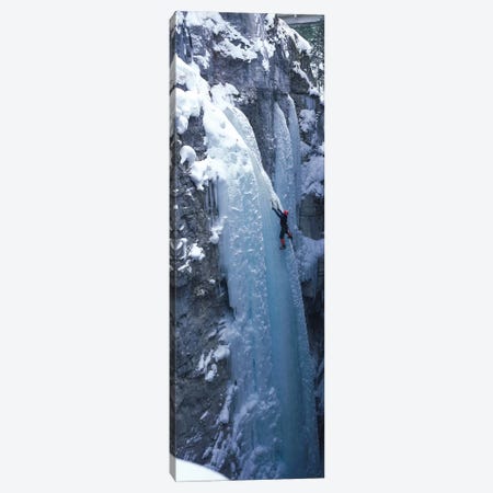 Ice Climber Marble Canyon Kootenay National Park British Columbia Canada Canvas Print #PIM12146} by Panoramic Images Canvas Art Print