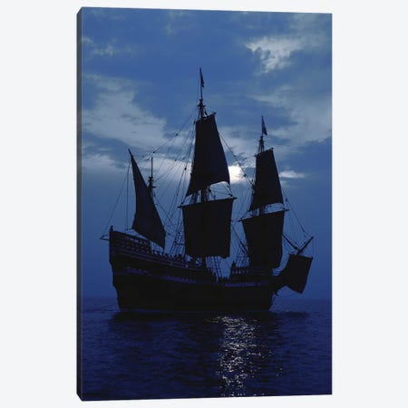 Replica of Mayflower II Canvas Print #PIM12154} by Panoramic Images Canvas Artwork
