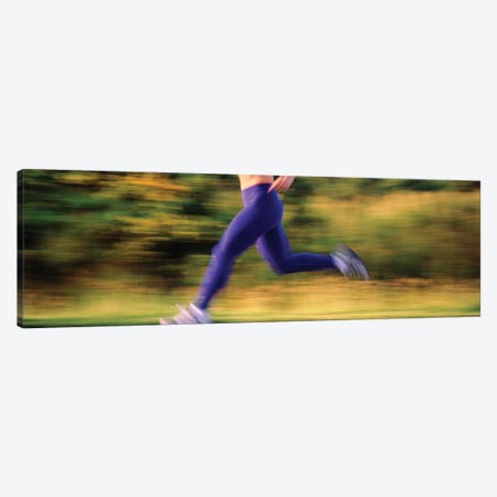 Low section of a female athlete Canvas Print #PIM12195} by Panoramic Images Canvas Artwork