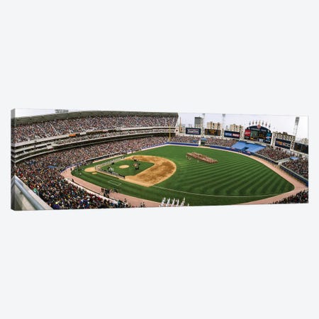 Spectators in a baseball stadium, Comiskey Park, Chicago, Illinois, USA Canvas Print #PIM12202} by Panoramic Images Art Print