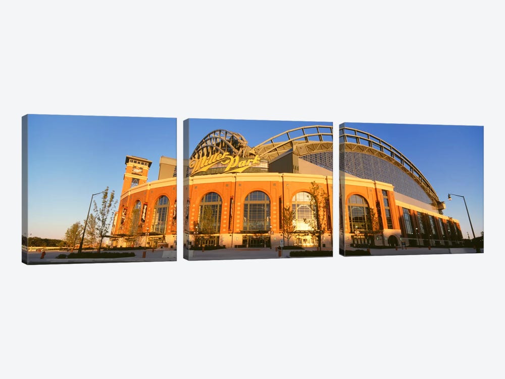 Miller Park, Milwaukee, Wisconsin, USA by Panoramic Images 3-piece Canvas Artwork