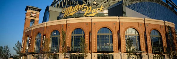 Baseball: Miller Park In Zoom, Milwaukee, Wisconsin, USA by Panoramic Images