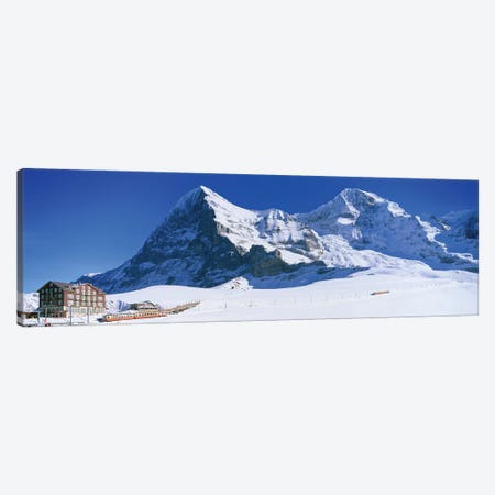 Eiger Monch Kleine Scheidegg Switzerland Canvas Print #PIM12228} by Panoramic Images Canvas Print