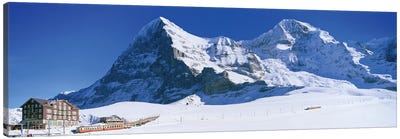 Eiger Monch Kleine Scheidegg Switzerland Canvas Art Print - Switzerland Art