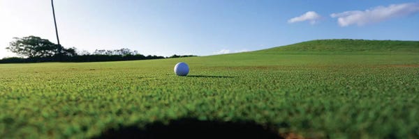 Golf: Golf Ball Entering The Hole, Kanapali, Hawaii, USA by Panoramic Images