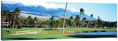 Kanapali Golf Course Maui HI Canvas Art Print - Golf Art
