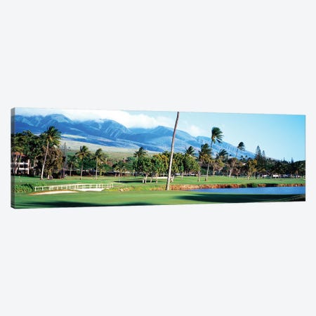 Kanapali Golf Course Maui HI Canvas Print #PIM12240} by Panoramic Images Canvas Print
