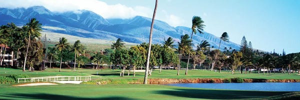 Golf: Kanapali Golf Course Maui HI by Panoramic Images