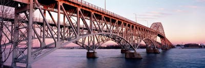 Bridge across a river, South Grand Island Bridge, Niagara River, Grand Island, Erie County, New York State, USA by Panoramic Images canvas print