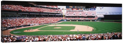Great American Ballpark First Base Line Cincinnati OH Canvas Art Print - Cincinnati Art