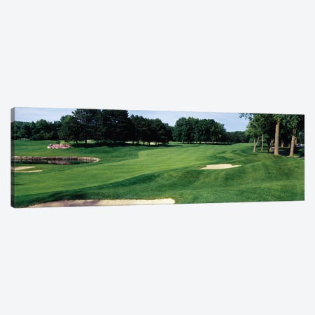 Trees in a golf course, Whirlpool Golf Course, Niagra Falls, Ontario, Canada Canvas Print #PIM12252} by Panoramic Images Canvas Wall Art