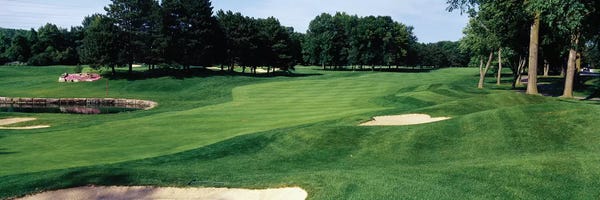 Niagara Falls: Trees in a golf course, Whirlpool Golf Course, Niagra Falls, Ontario, Canada by Panoramic Images