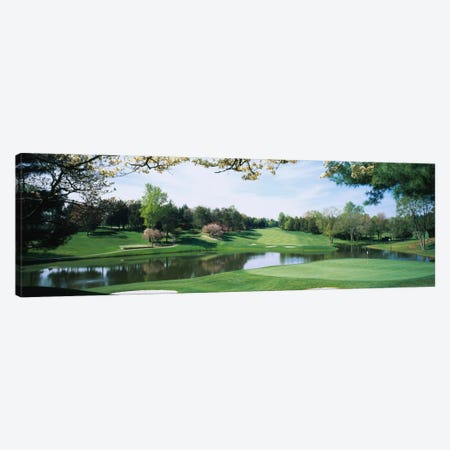 Lakeside Greens, Congressional Country Club, Bethesda, Maryland, USA Canvas Print #PIM12320} by Panoramic Images Canvas Artwork