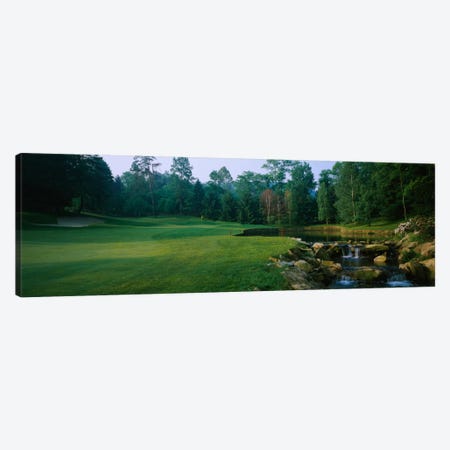 Creekside Hole, Laurel Valley Golf Club, Westmoreland County, Pennsylvania, USA Canvas Print #PIM12323} by Panoramic Images Canvas Artwork