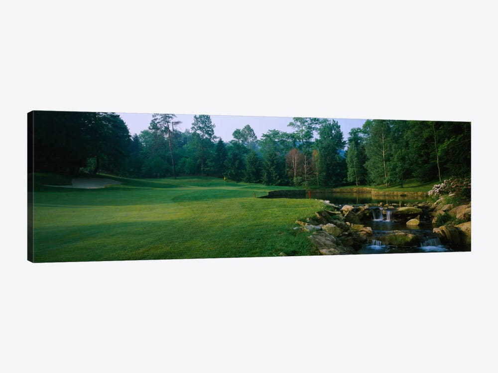 Creekside Hole, Laurel Valley Golf Club, Westmoreland County, Pennsylvania, USA by Panoramic Images 1-piece Canvas Print