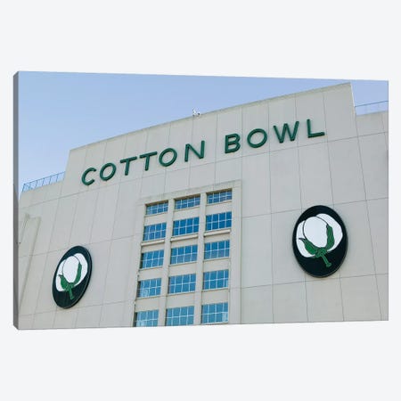 Low angle view of an American football stadium, Cotton Bowl Stadium, Fair Park, Dallas, Texas, USA Canvas Print #PIM12340} by Panoramic Images Canvas Artwork