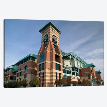 Low angle view of a building, Minute Maid Field, Houston, Texas, USA Canvas Print #PIM12346} by Panoramic Images Canvas Art Print