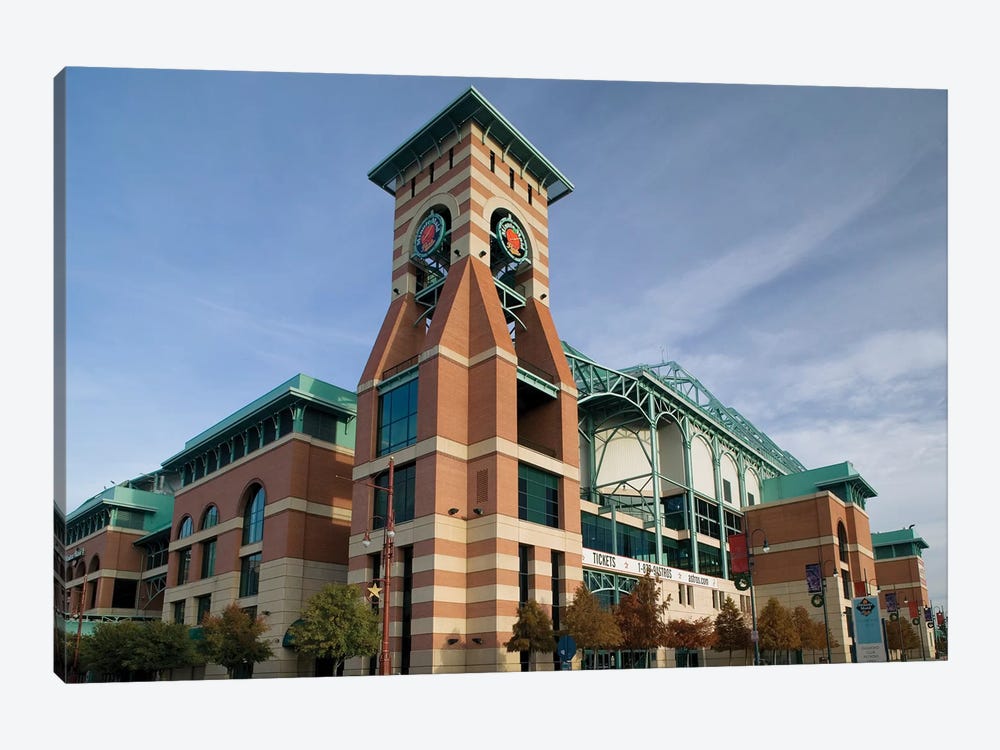 Low angle view of a building, Minute Maid Field, Houston, Texas, USA by Panoramic Images 1-piece Canvas Art