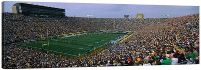 Team Entrance, Notre Dame Stadium, St. Joseph County, Indiana, USA Canvas Art Print - Football