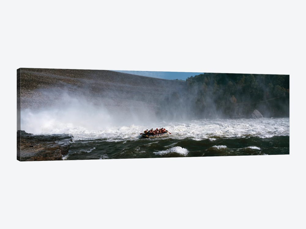 Group of people rafting in a river, Gauley River, West Virginia, USA by Panoramic Images 1-piece Art Print