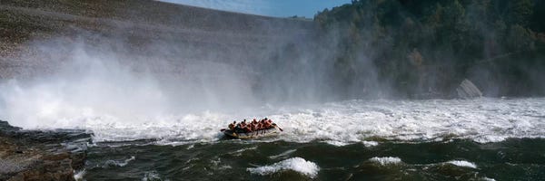 West Virginia: Group of people rafting in a river, Gauley River, West Virginia, USA by Panoramic Images