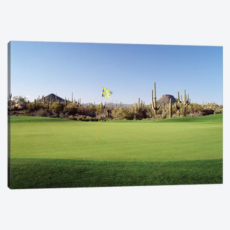 Golf flag in a golf course, Troon North Golf Club, Scottsdale, Maricopa County, Arizona, USA Canvas Print #PIM12475} by Panoramic Images Canvas Art Print