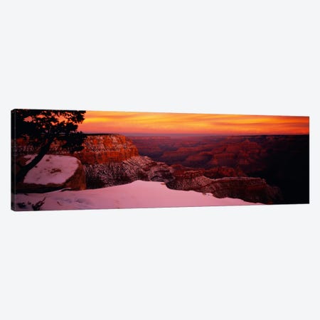 Rock formations on a landscape, Grand Canyon National Park, Arizona, USA Canvas Print #PIM1247} by Panoramic Images Canvas Art